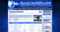 Desktop Screenshot of consciousevents.com
